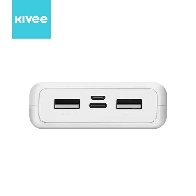 KIVEE PT63 20000mAh Power Bank White