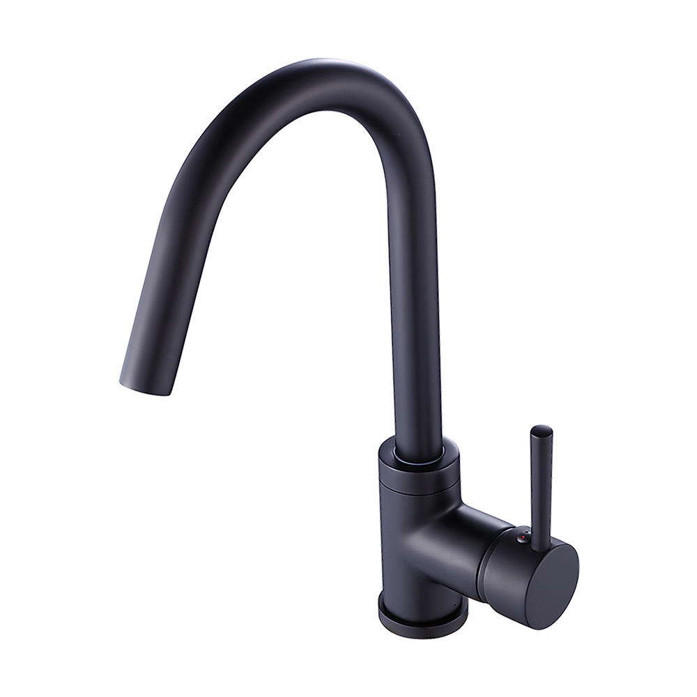 Kitchen Mixer Tap Faucet Basin Laundry Sink - BLACK