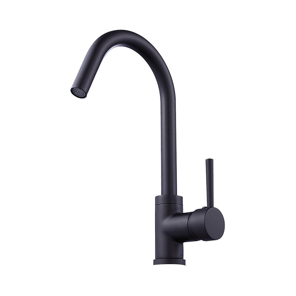 Kitchen Mixer Tap Faucet Basin Laundry Sink - BLACK