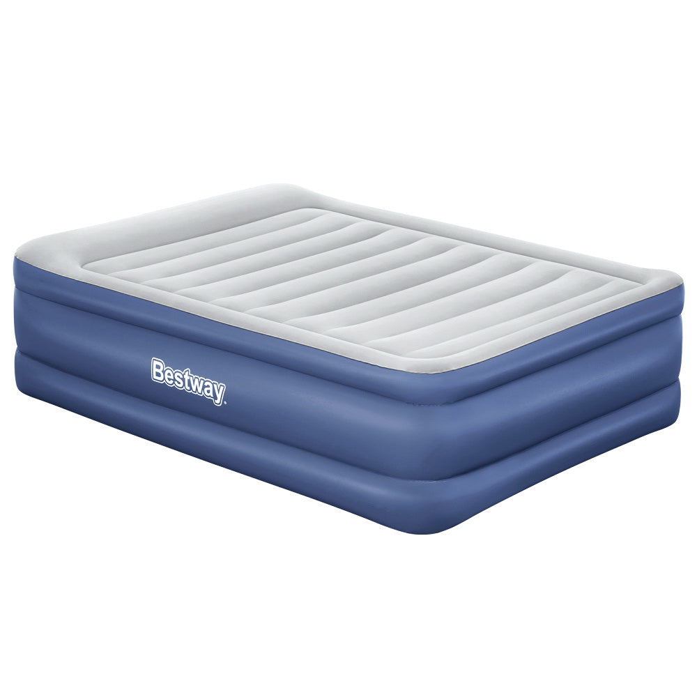 Bestway Queen Air Bed Inflatable Mattress Sleeping Mat Battery Built-in Pump