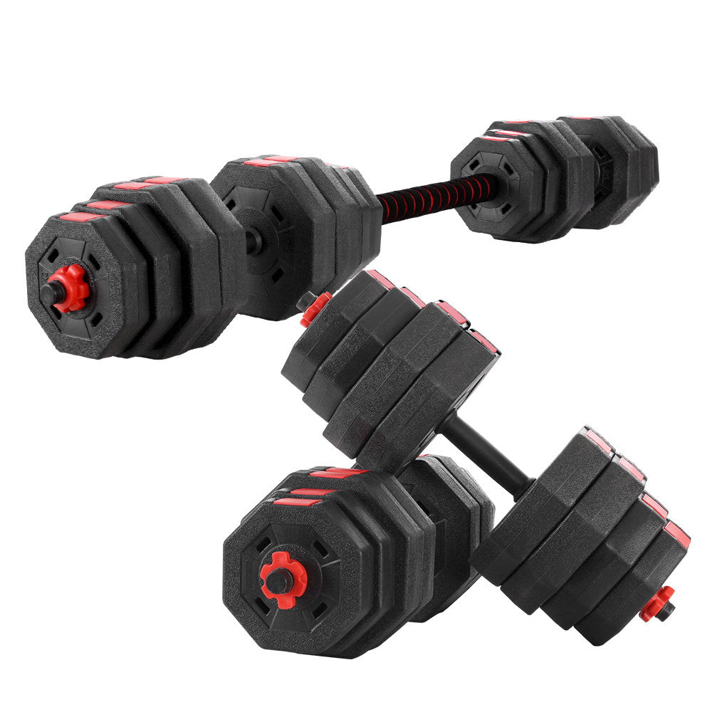 Everfit 40kg Dumbbells Barbell Set Adjustable Dumbbell Weight Lifting