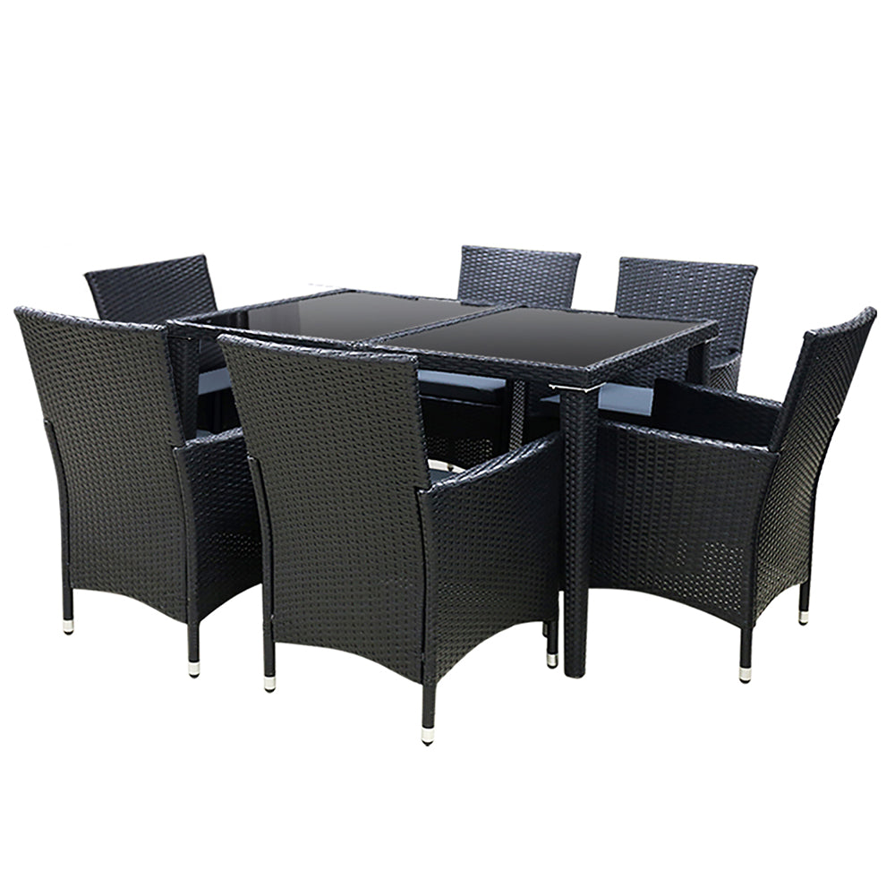 Gardeon Outdoor Furniture 7pcs Dining Set