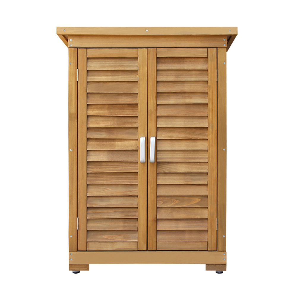 Gardeon Portable Wooden Garden Storage Cabinet