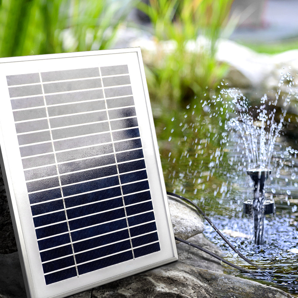 Gardeon Solar Pond Pump with Battery Kit Solar Powered Garden Water Fountain