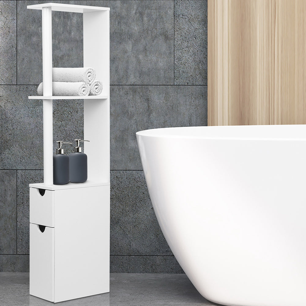 Artiss Freestanding Bathroom Storage Cabinet - White