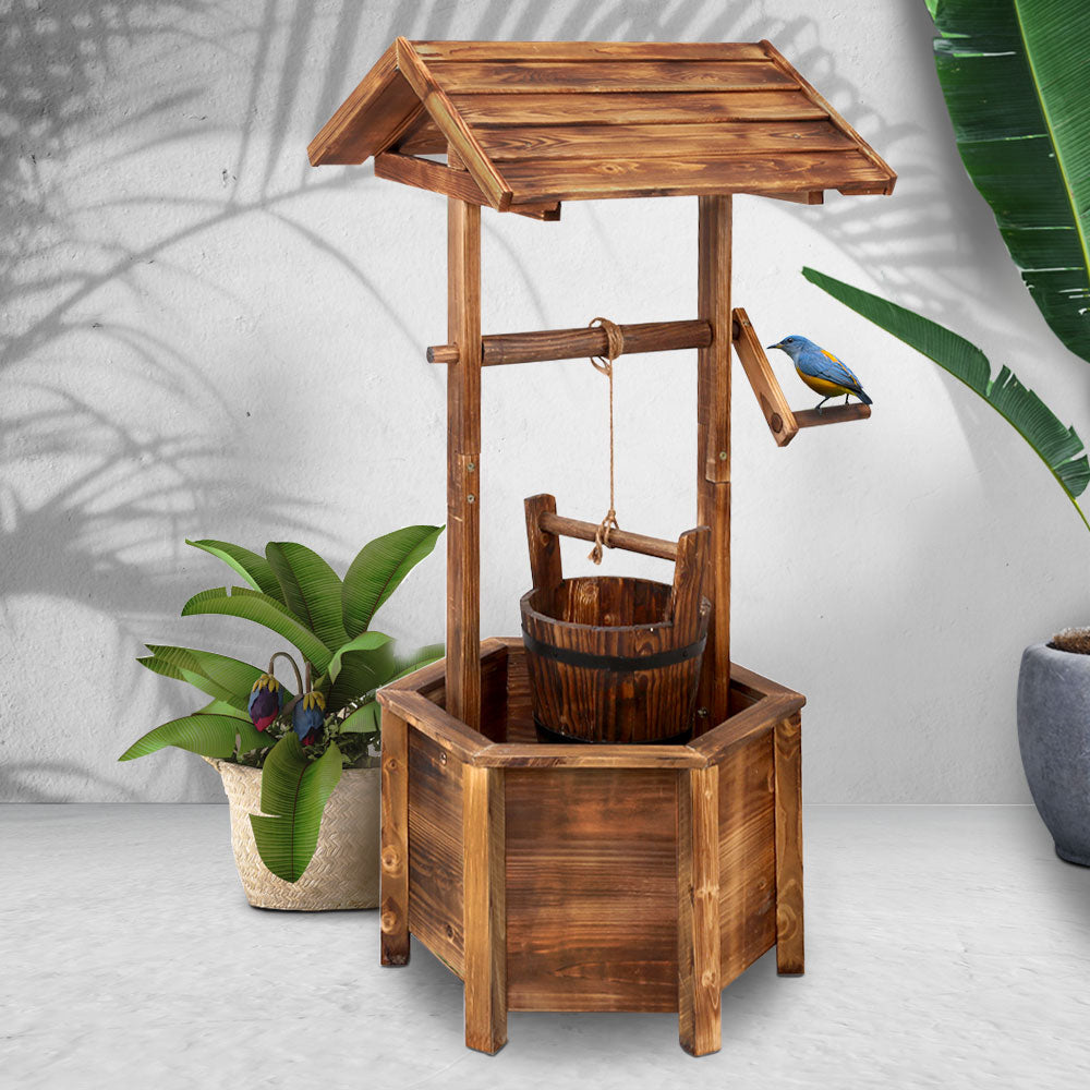 Gardeon Wooden Wishing Well