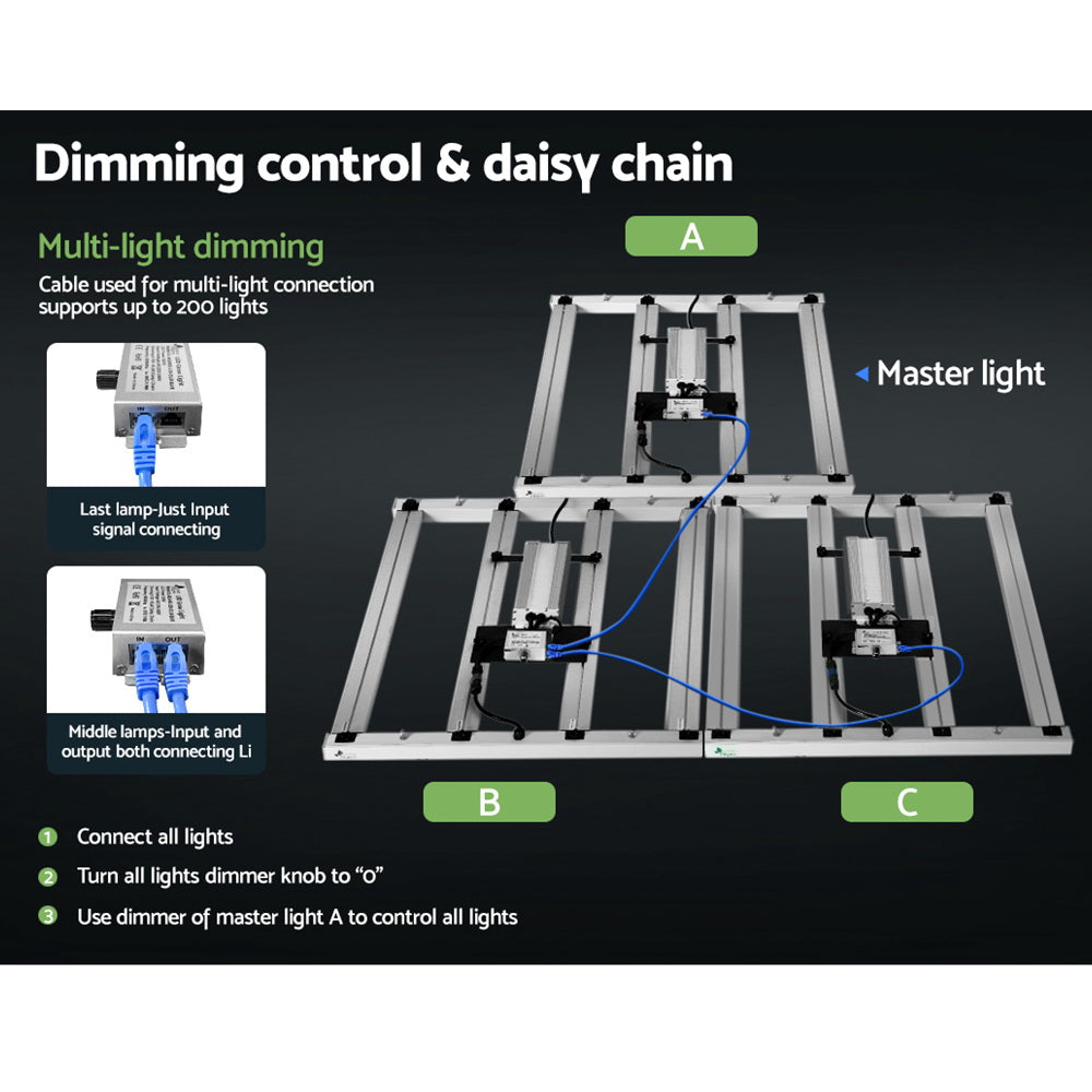 Greenfingers Grow Light 3000W LED Full Spectrum Indoor Veg Flower All Stage