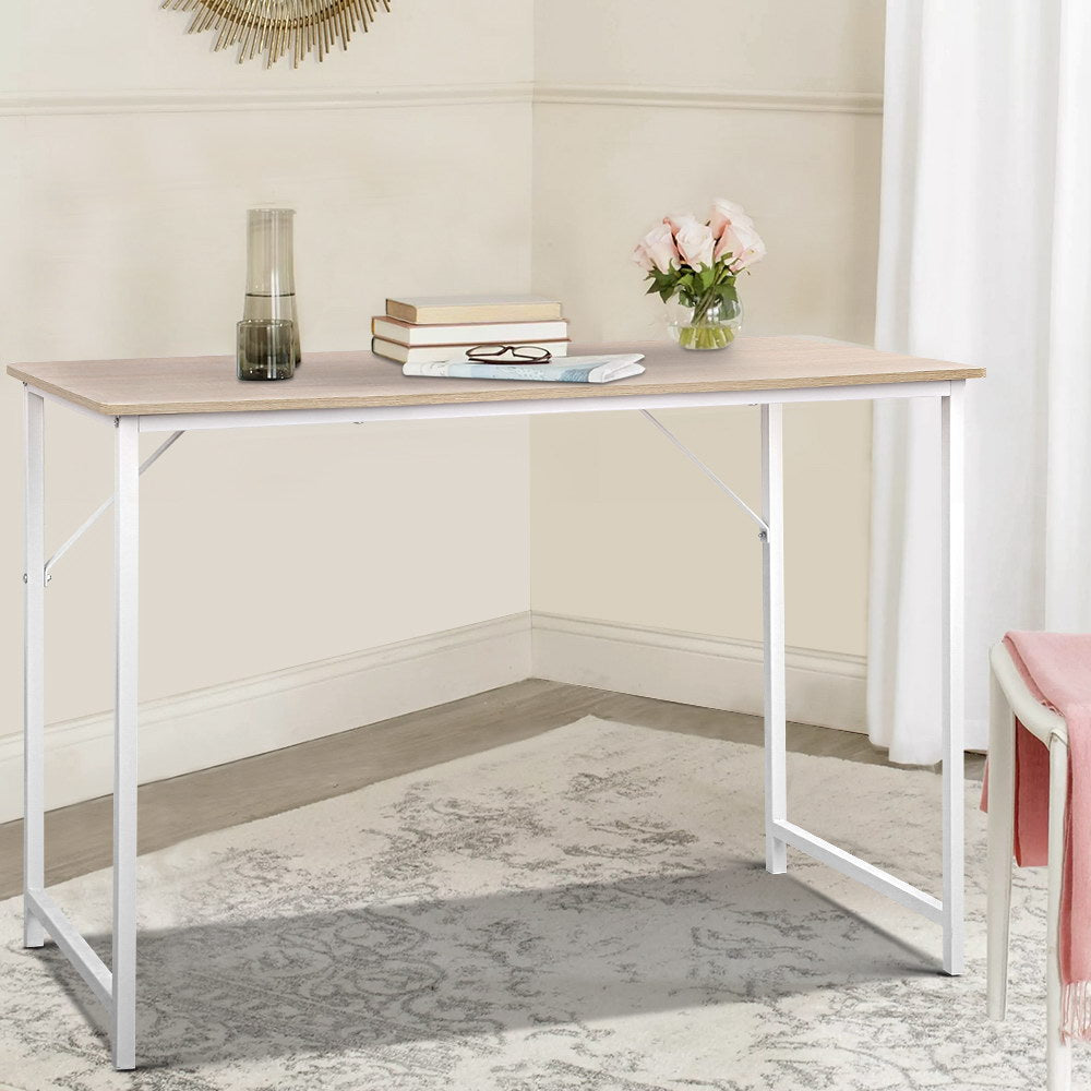 Artiss Minimalist Metal Desk - White