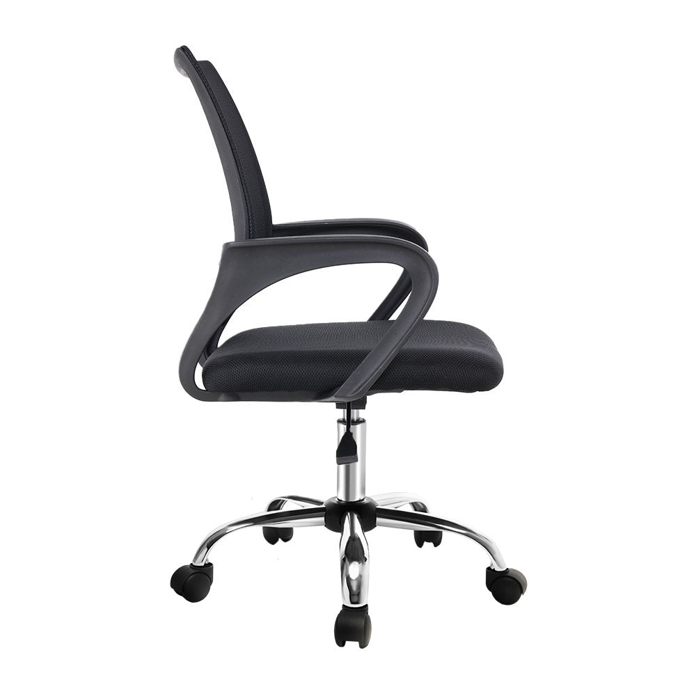 Artiss Office Chair Gaming Chair Computer Mesh Chairs Executive Mid Back Black