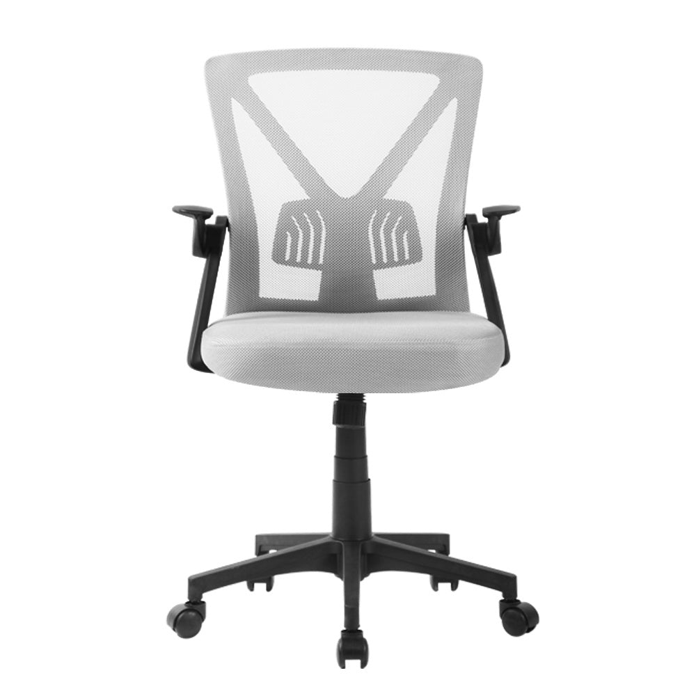 Artiss Office Chair Gaming Executive Computer Chairs Study Mesh Seat Tilt Grey