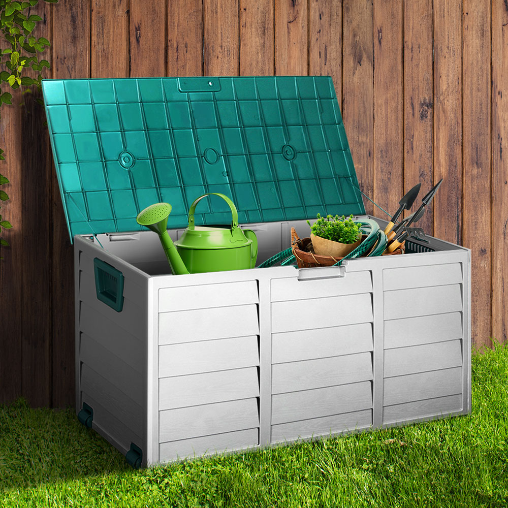 Gardeon 290L Outdoor Storage Box - Green