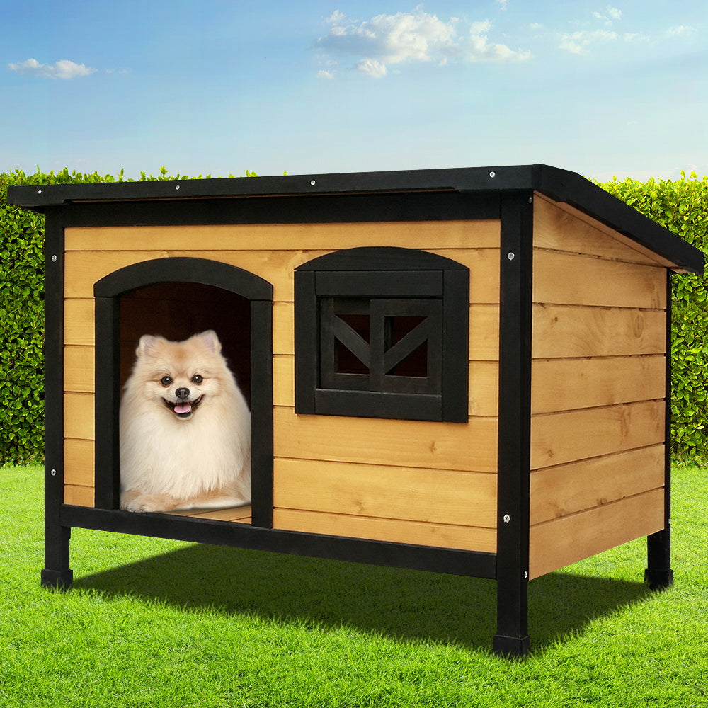 i.Pet Medium Wooden Pet Kennel