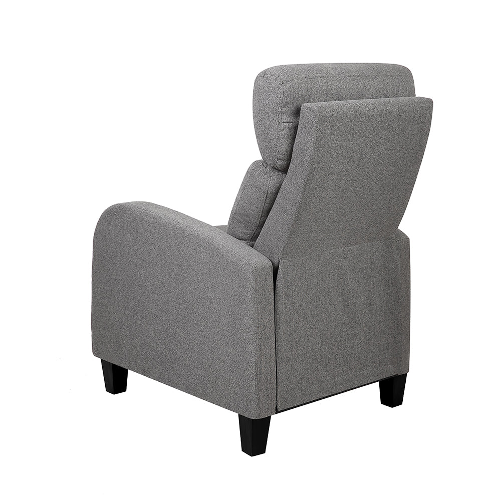 Artiss Fabric Reclining Armchair - Grey