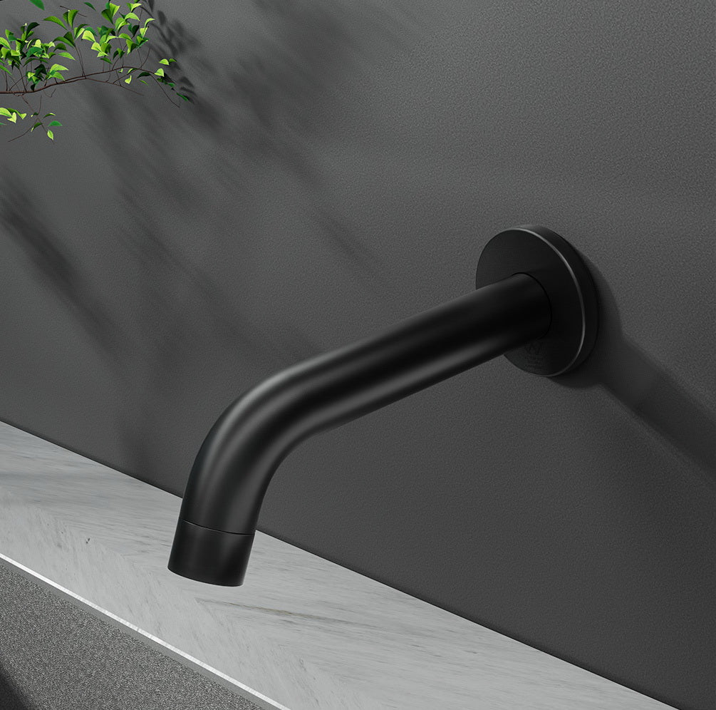 Cefito Bathroom Spout Wall Mounted Faucet Basin Sink Laundry Bathtub Black