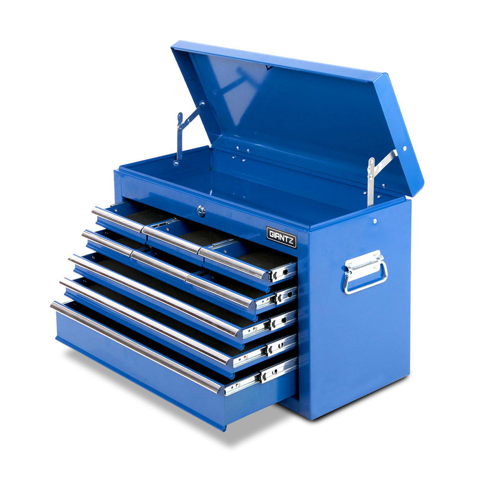 Giantz 9 Drawer Mechanic Tool Box Cabinet Storage - Blue