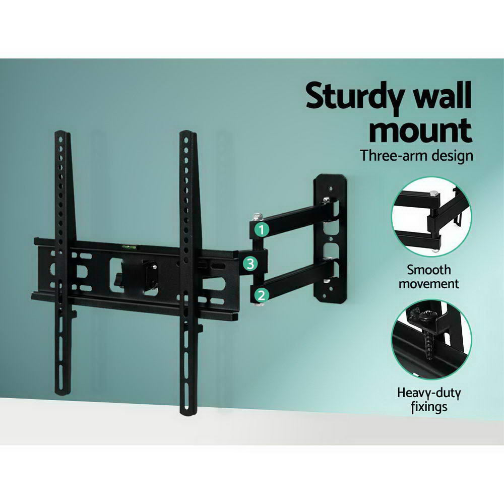 Artiss TV Wall Mount Bracket Tilt Swivel Full Motion Flat Slim LED LCD 23 inch to 55 inch