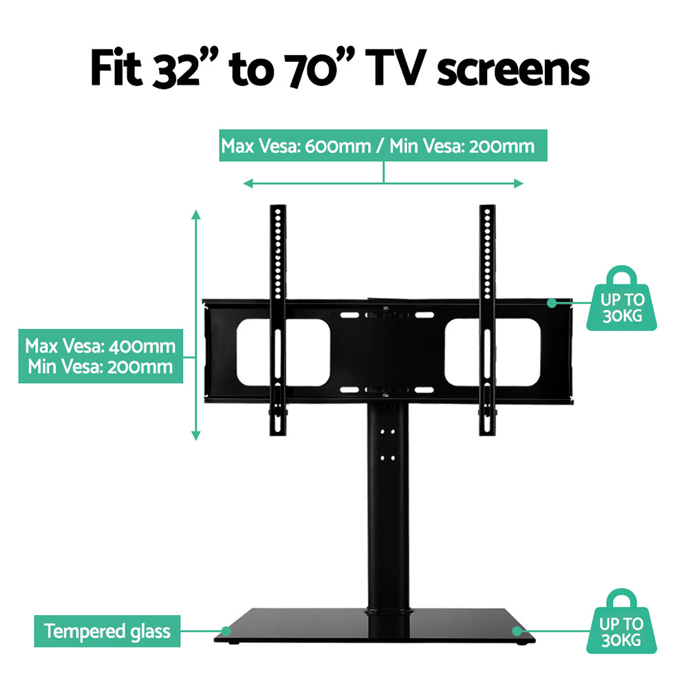 Artiss Table Top TV Swivel Mounted Stand