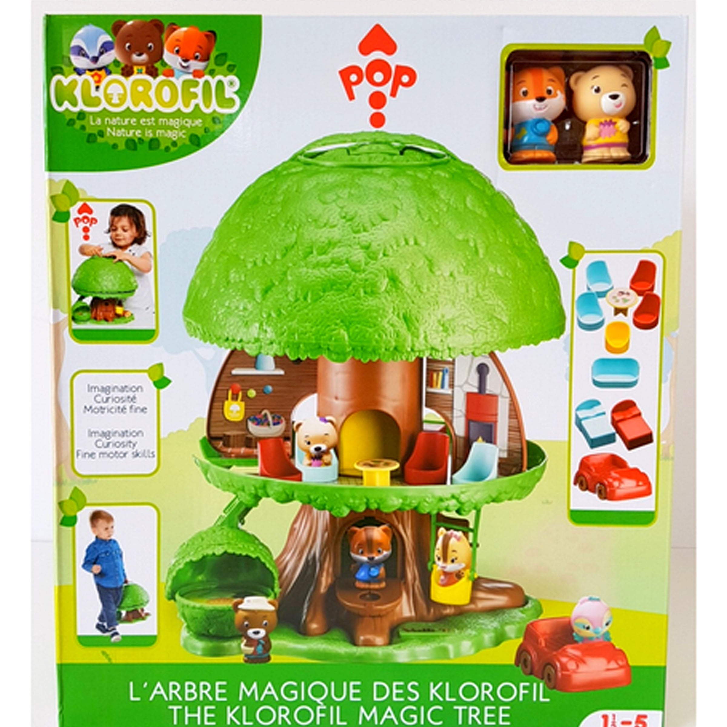 Klorofil Magie Tree House Playset with Figures & Furniture