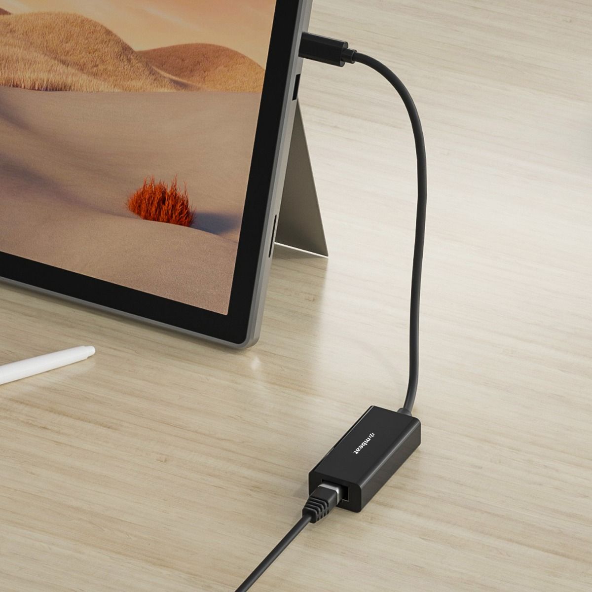 mbeat USB-C Gigabit LAN Ethernet Adapter - Black