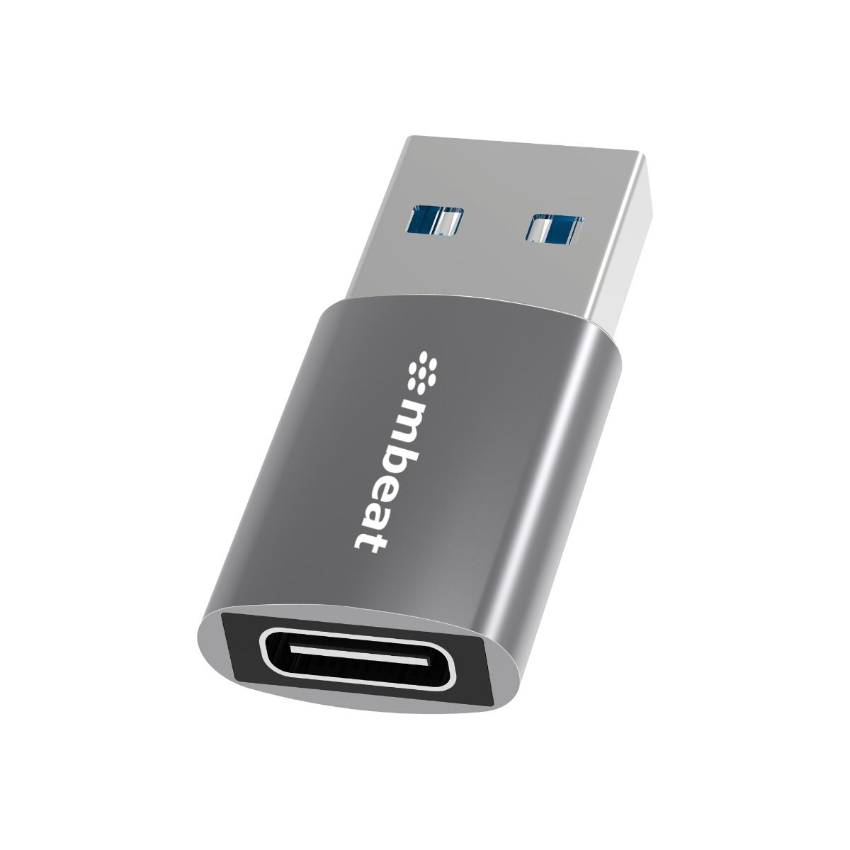 mbeat Elite USB 3.0 (Male) to USB-C (Female) Adapter - Space Grey