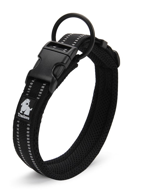 Heavy Duty Reflective Collar Black XS