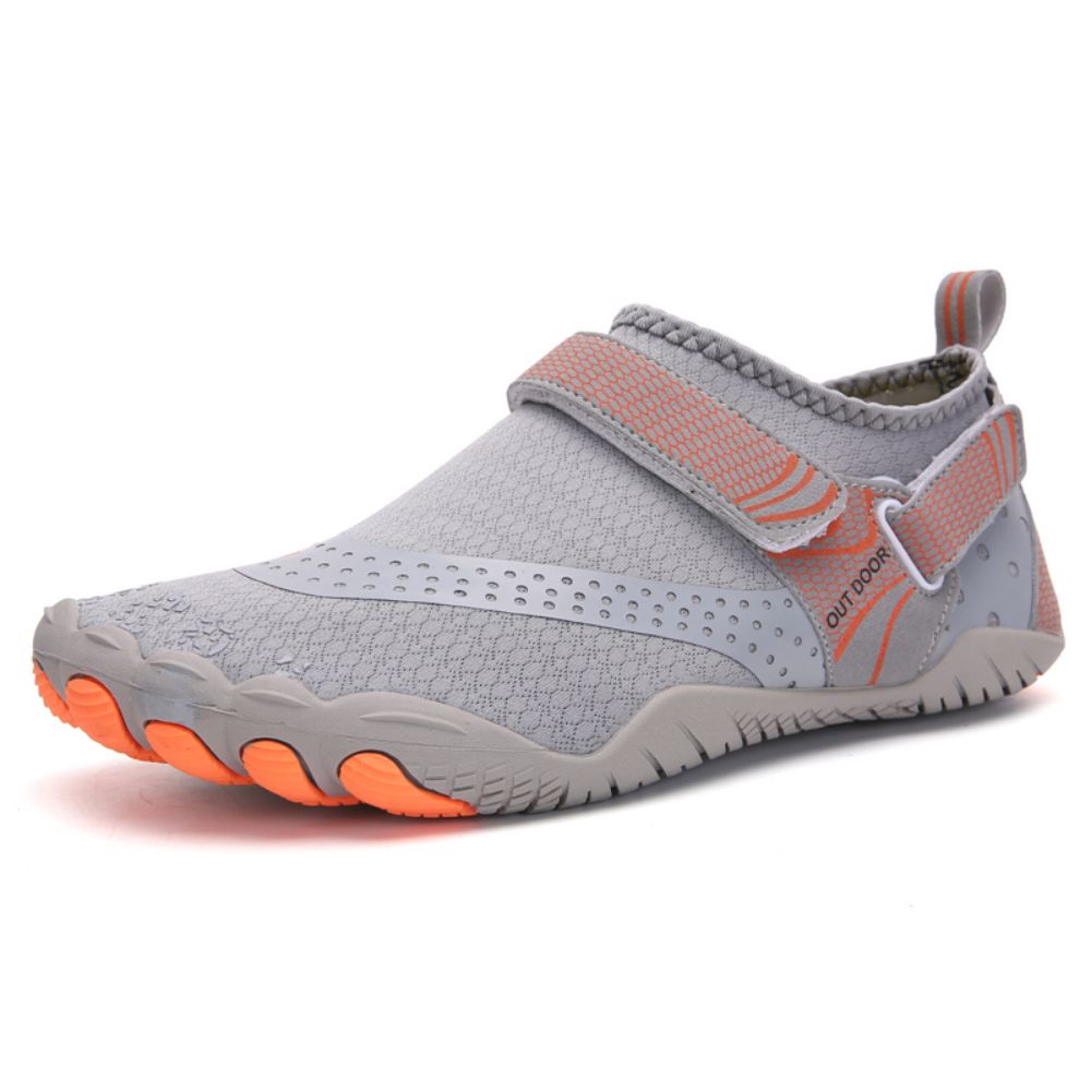 Men Women Water Shoes Barefoot Quick Dry Aqua Sports Shoes - Grey Size EU41 = US7.5