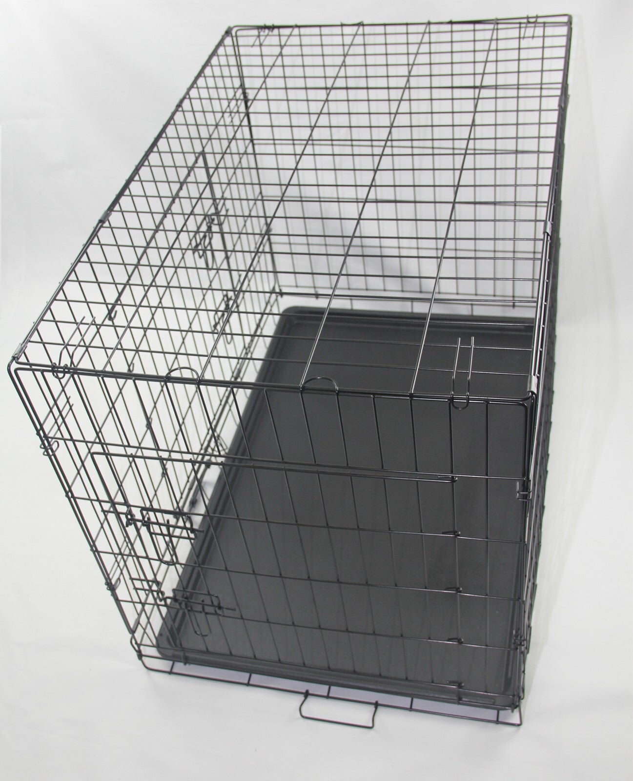 36' Portable Foldable Dog Cat Rabbit Collapsible Crate Pet Cage with Cover Blue