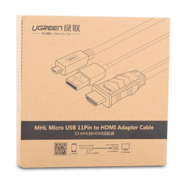 UGREEN MHL Micro USB 11 Pin to HDMI Adapter Cable 2M (20139)