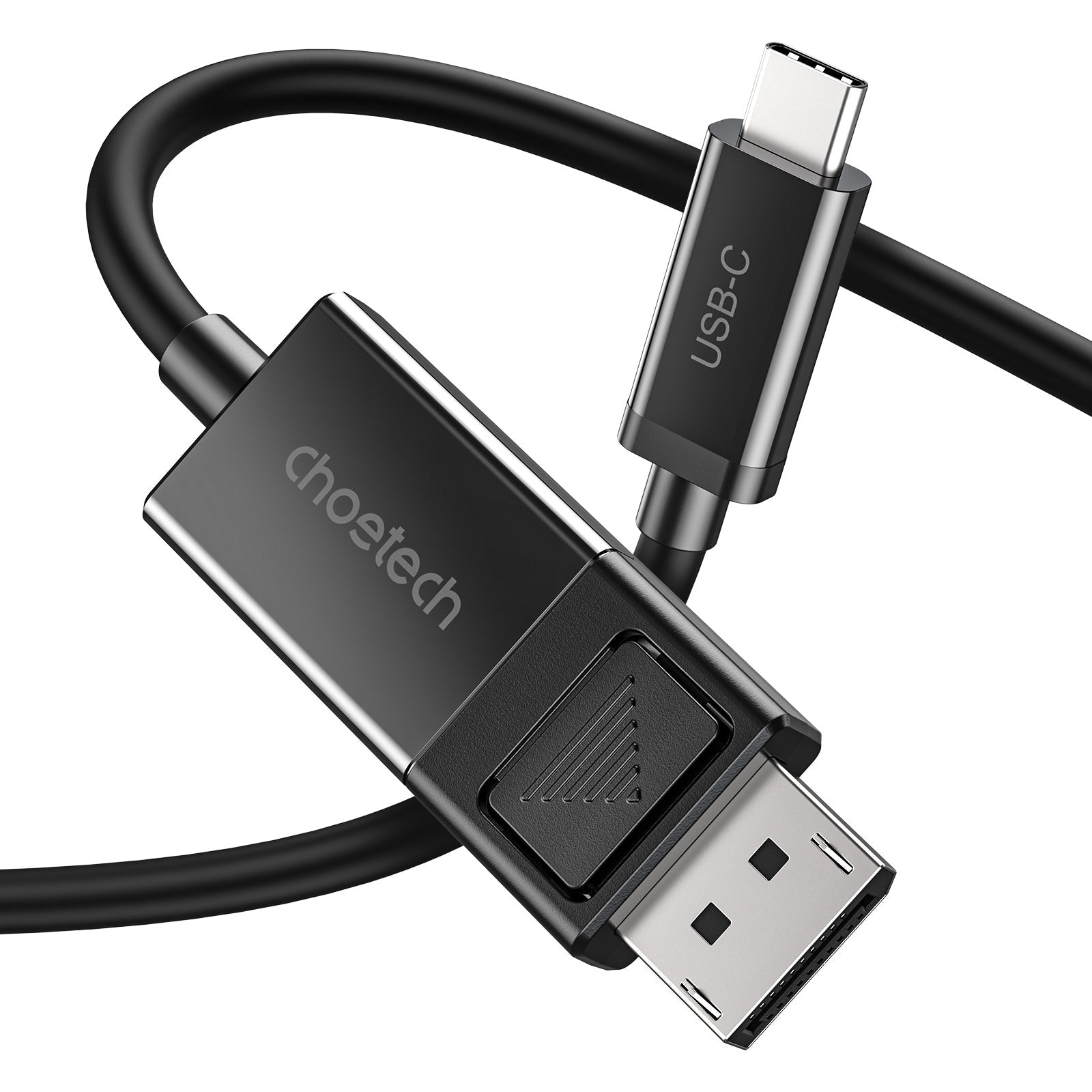 CHOETECH XCP-1803 USB-C To DisplayPort Cable 8K@30Hz 1.8M Two-Way