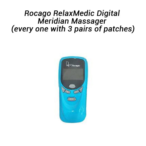 Rocago RelaxMedic Digital Meridian Massager (every one with 3 pairs of patches)