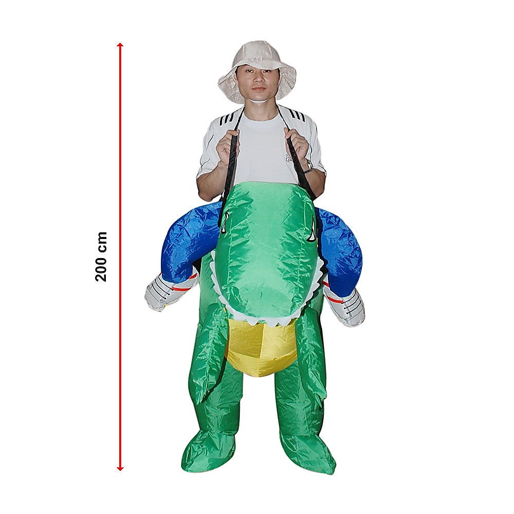 DINO Fancy Dress Inflatable Suit -Fan Operated Costume