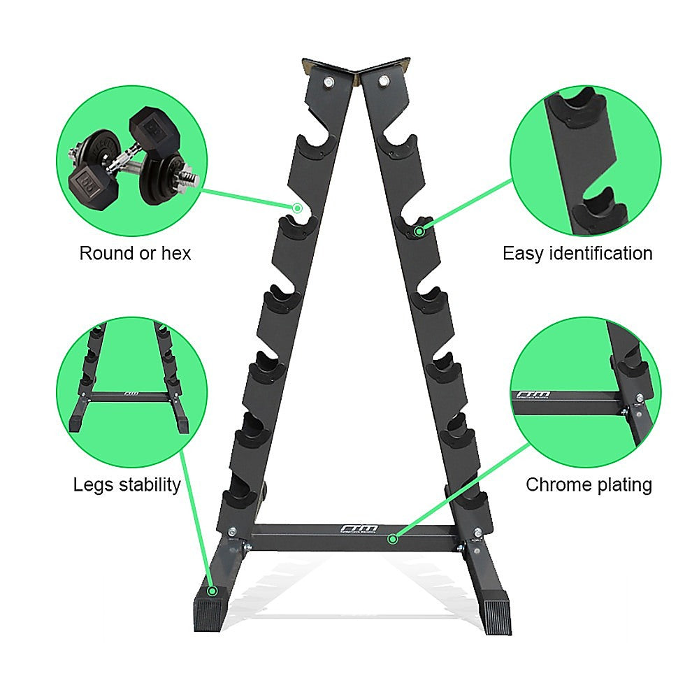 Steel Vertical Dumbbell Rack Weight Stand