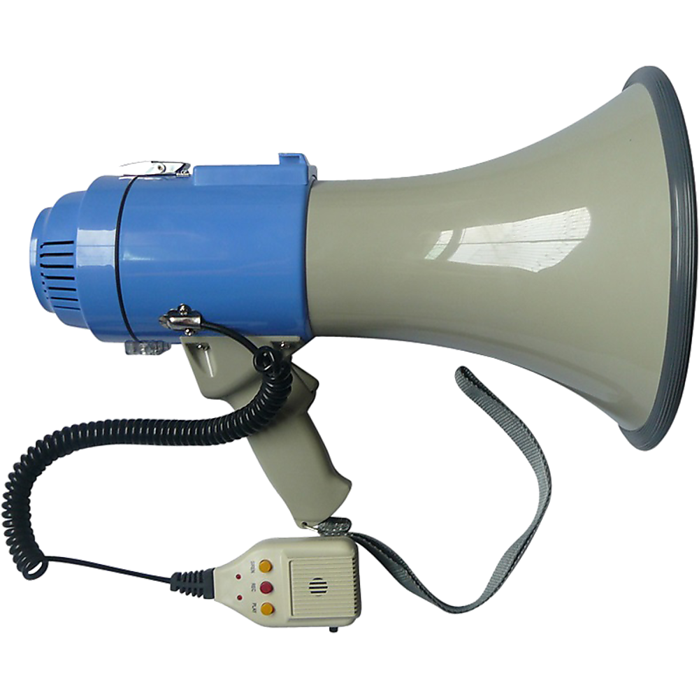 25W Megaphone PA System Loud Speaker Voice Recorder