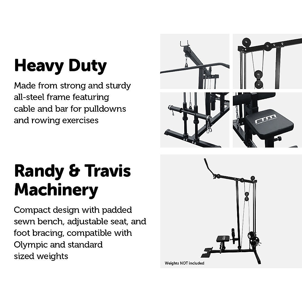 Lat PullDown Low Row Fitness Machine