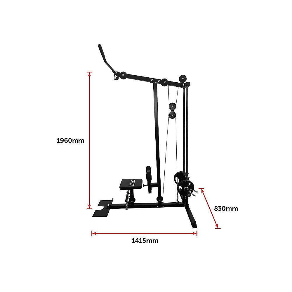 Lat PullDown Low Row Fitness Machine