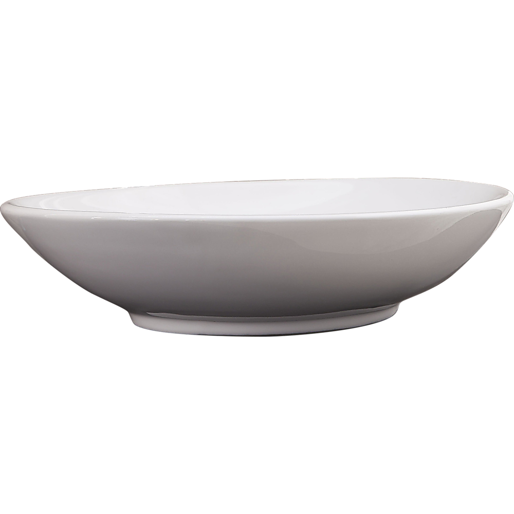 Bathroom Ceramic Oval Above Countertop Basin for Vanity