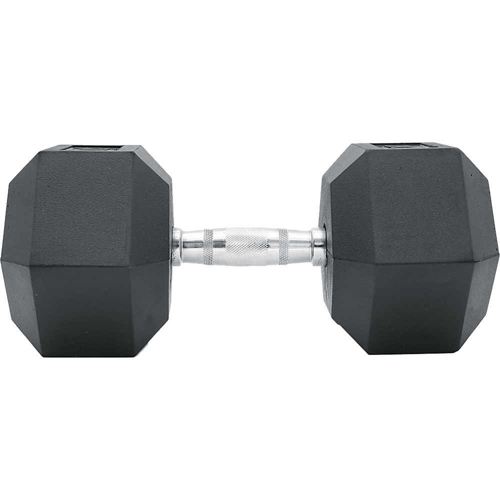 20KG Commercial Rubber Hex Dumbbell Gym Weight