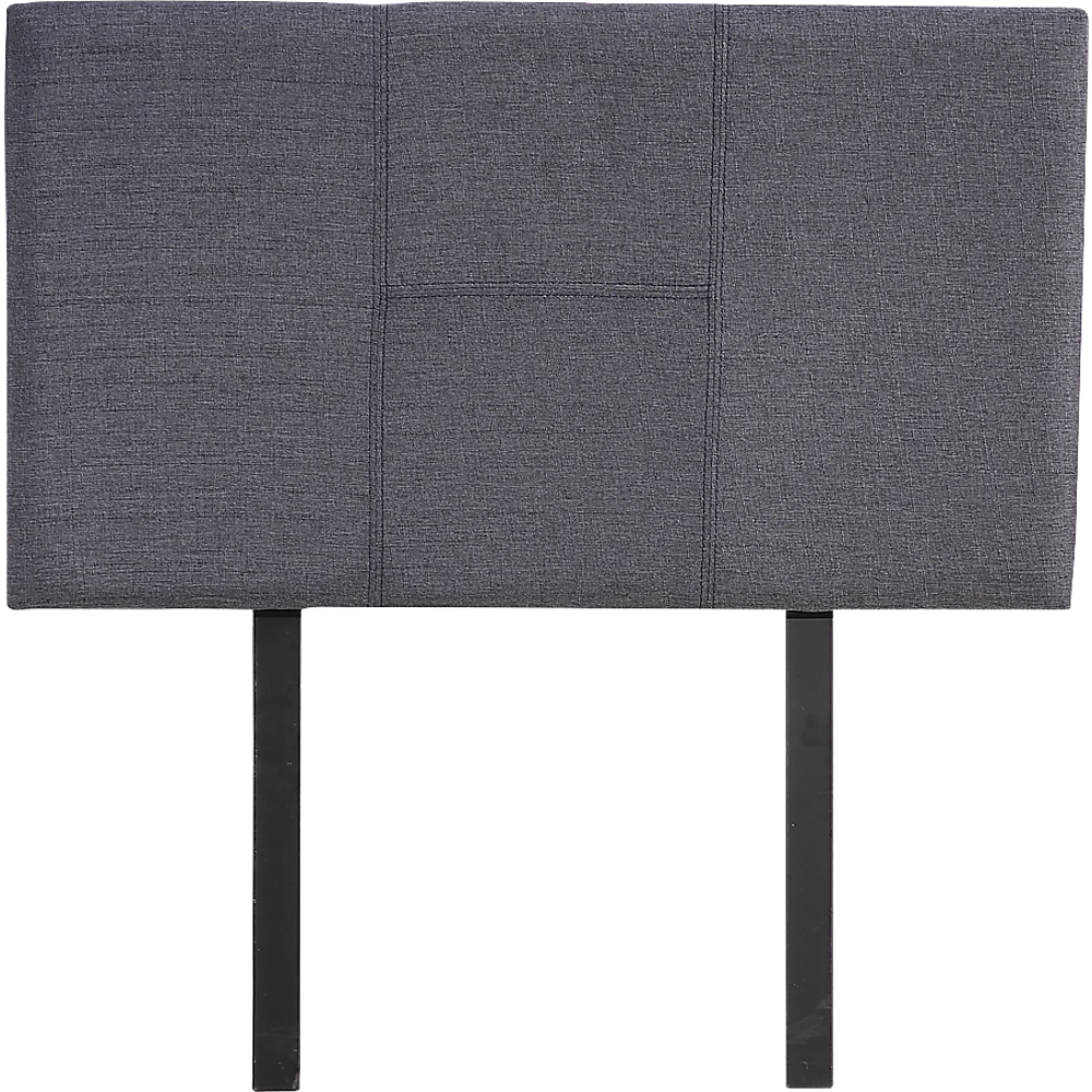 Linen Fabric Single Bed Headboard Bedhead - Grey