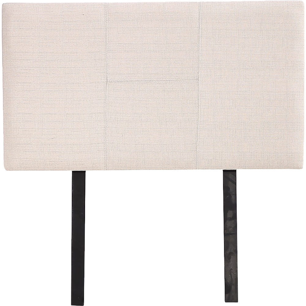 Linen Fabric Single Bed Headboard Bedhead - Beige