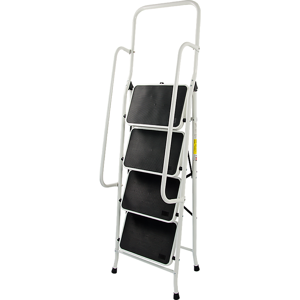 Foldable Non Slip 4 Step Steel Ladder