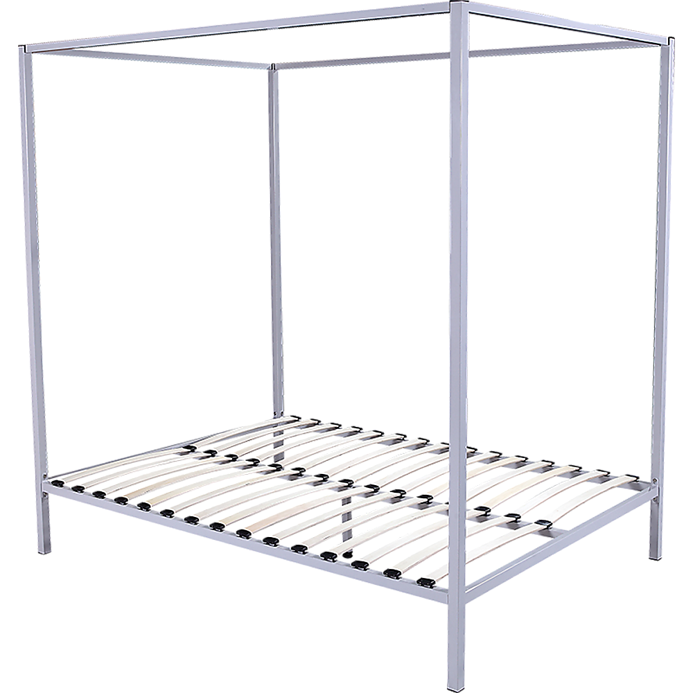 4 Four Poster Queen Bed Frame