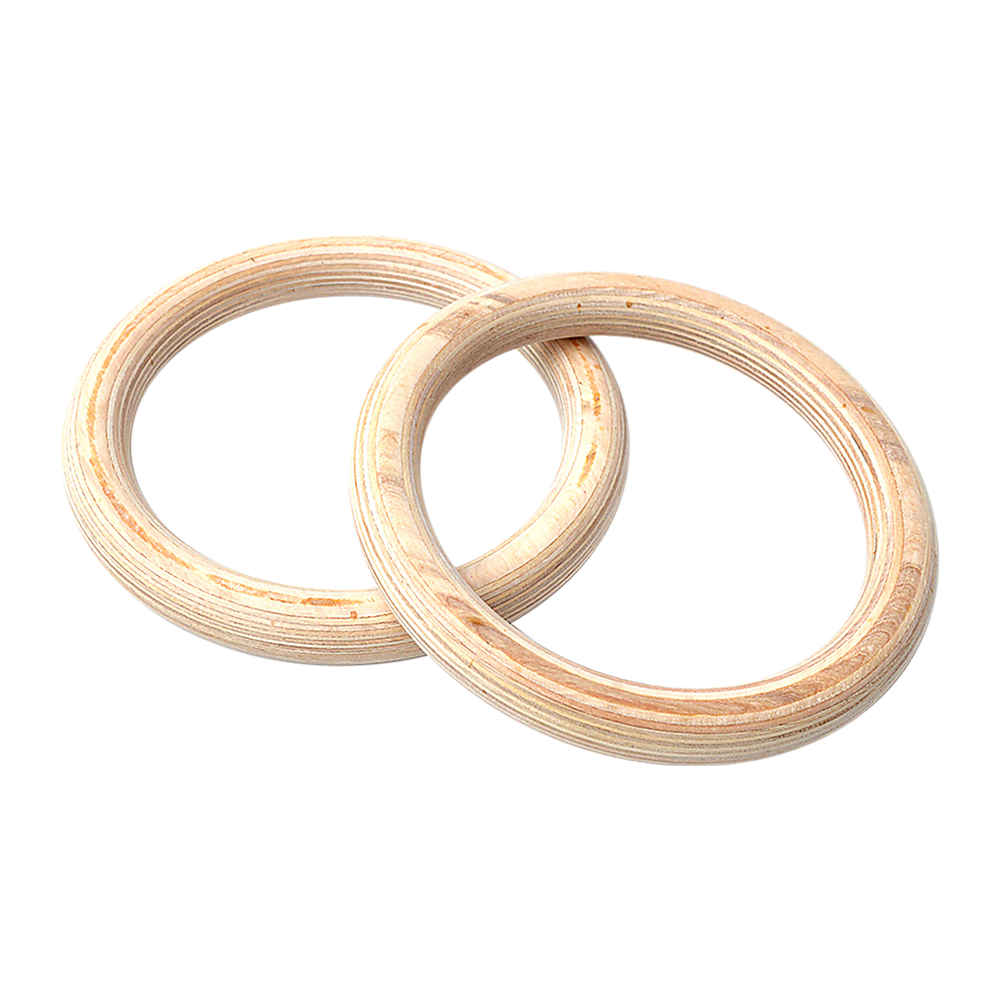 Wooden Gymnastic Rings Olympic Gym Strength Training