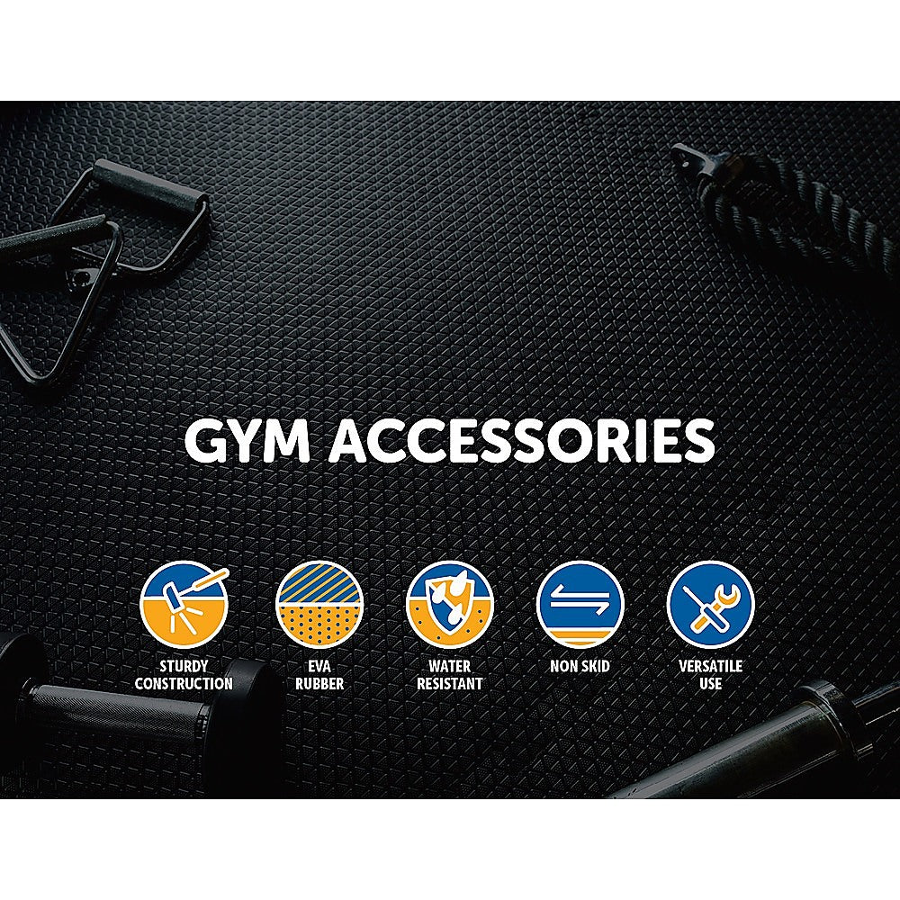 12 Tiles EVA Rubber Foam Gym Mat 60cm x 60cm 2.5cm Fitness Flooring