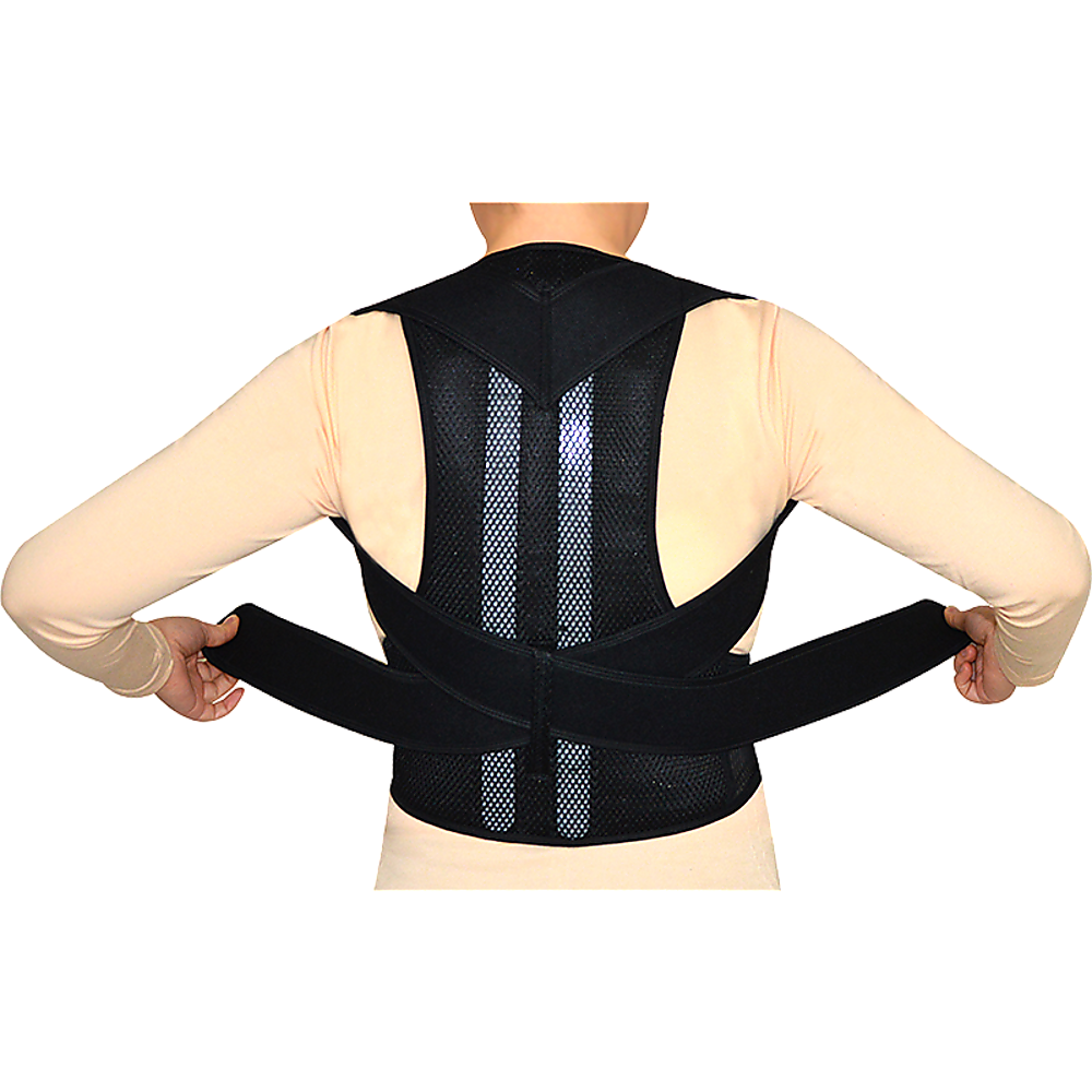 Lower Back Brace Unisex Posture Corrector Lumbar Support - Medium