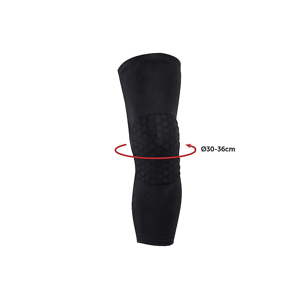 Knee Sleeve Guard Support Brace Sport Compression Calf Running