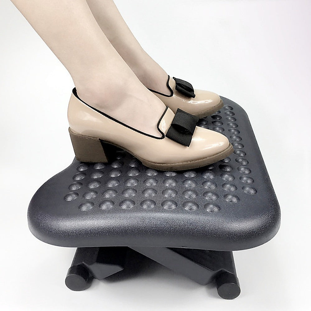 Footrest Under Desk Foot / Leg Rest for Office Chair Ergonomic Computer Plastic