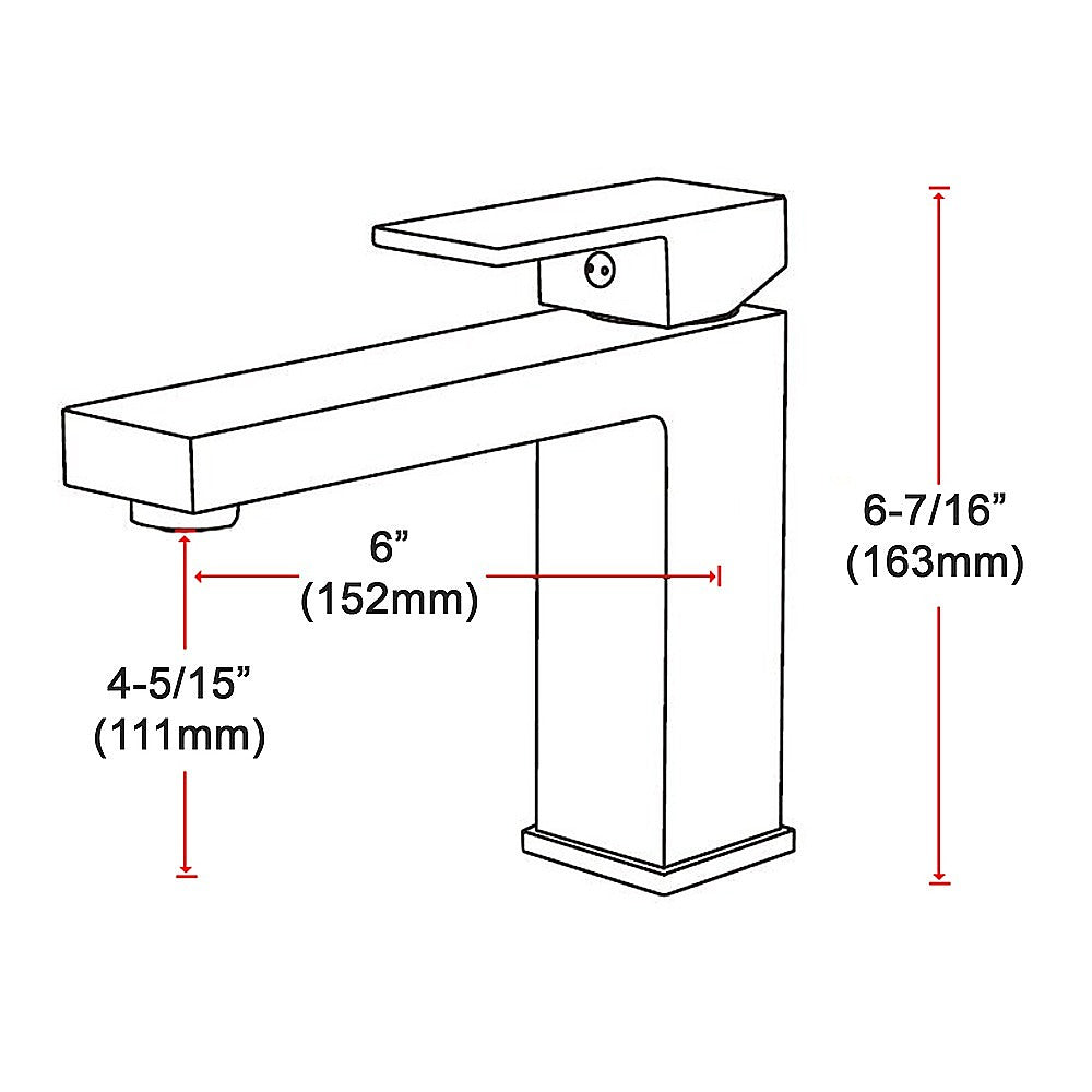 Basin Mixer Tap Faucet -Kitchen Laundry Bathroom Sink