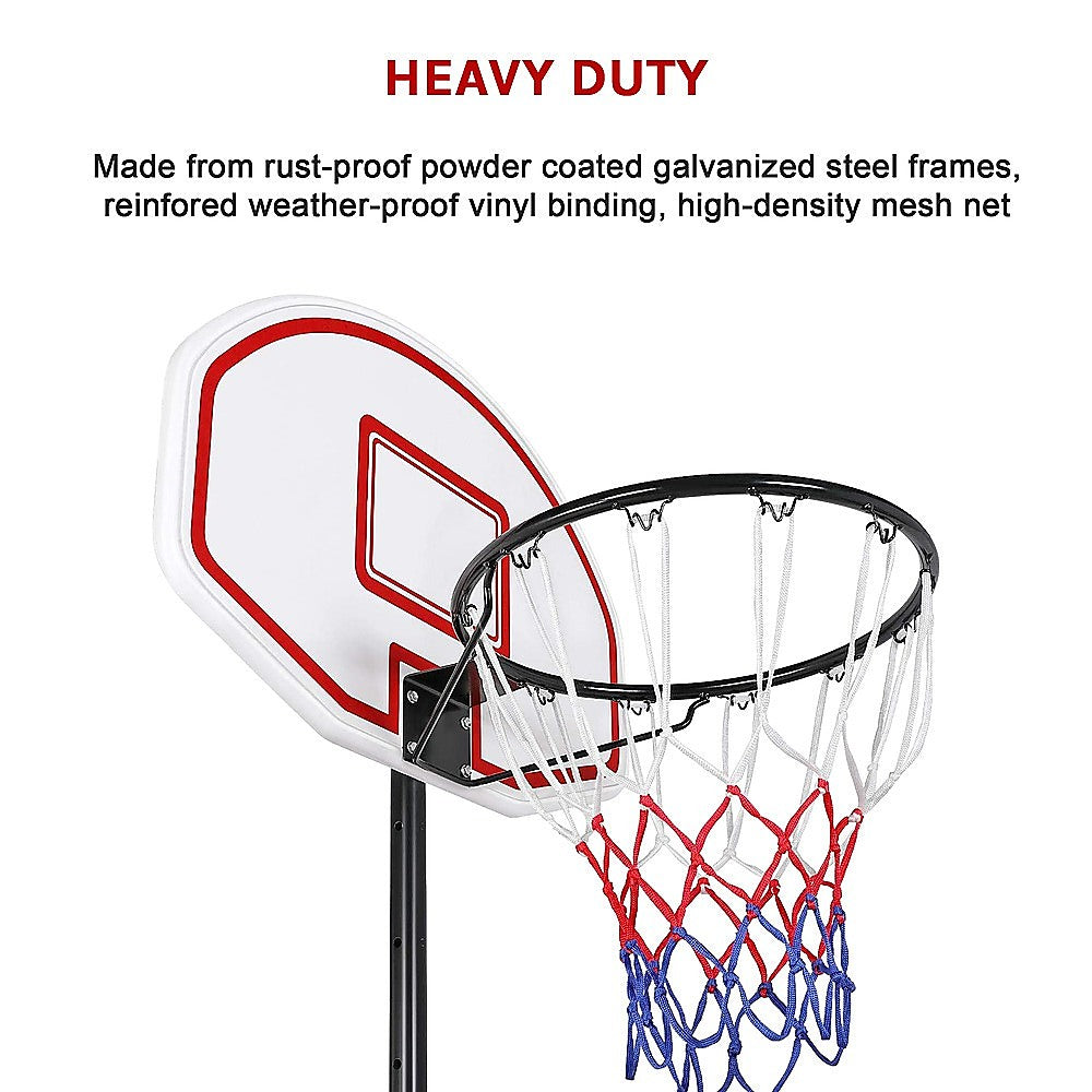 Basketball Ring Hoop Height Adjustable Portable Set