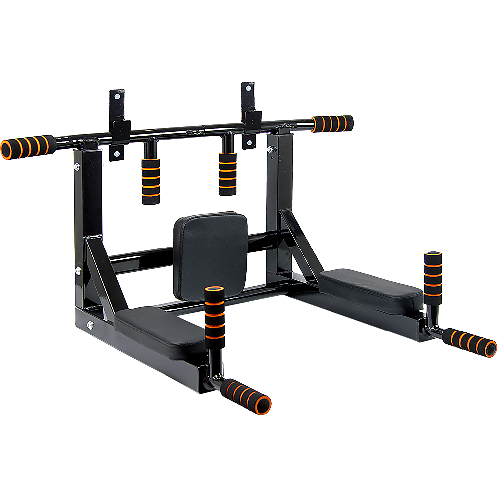 Heavy Duty Wall Mounted Power Station - Knee Raise - Pull Up - Chin Up -Dips Bar