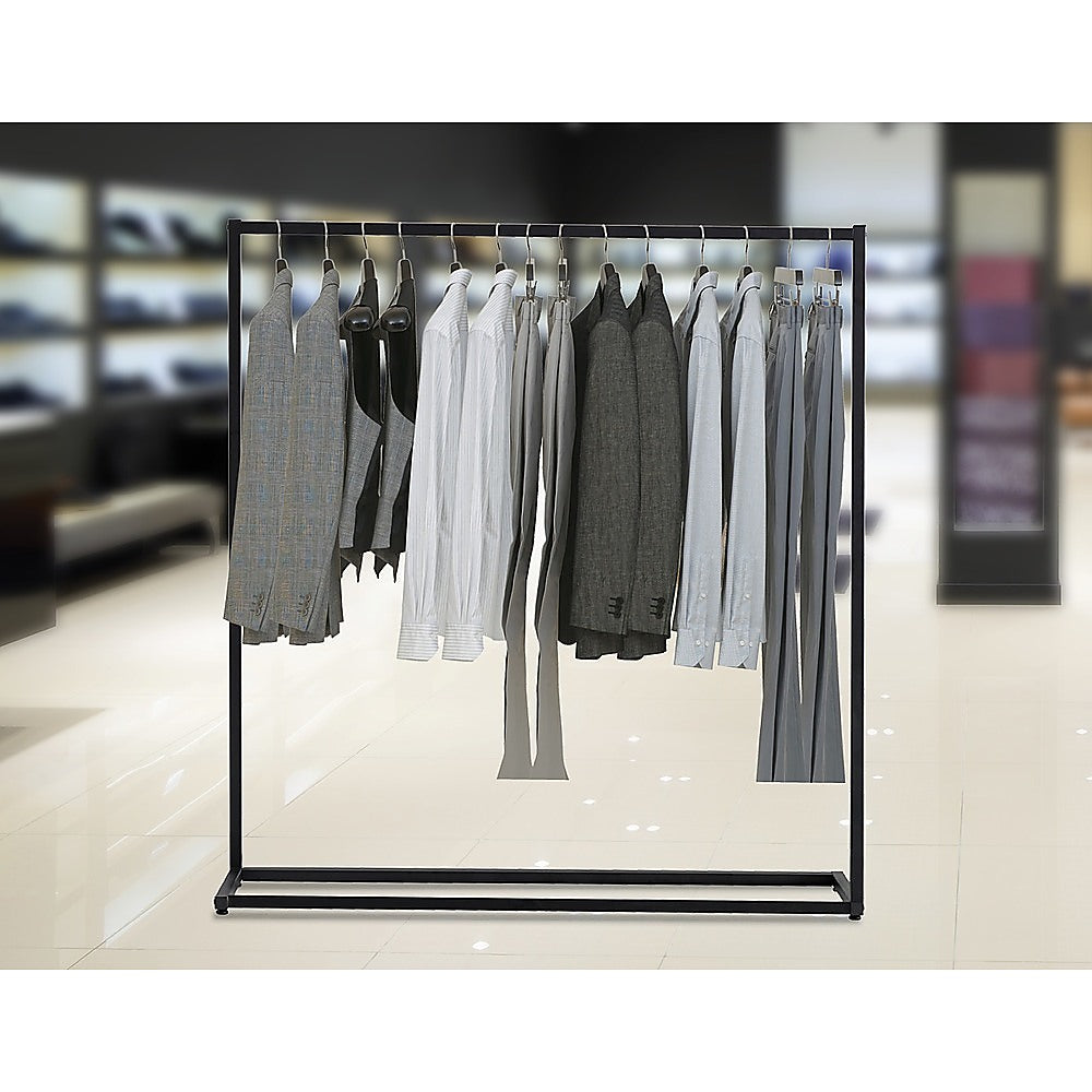 Commercial Clothing Garment Rack Retail Shop Black